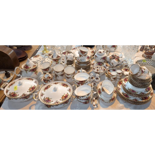 632 - A large selection of Royal Albert 