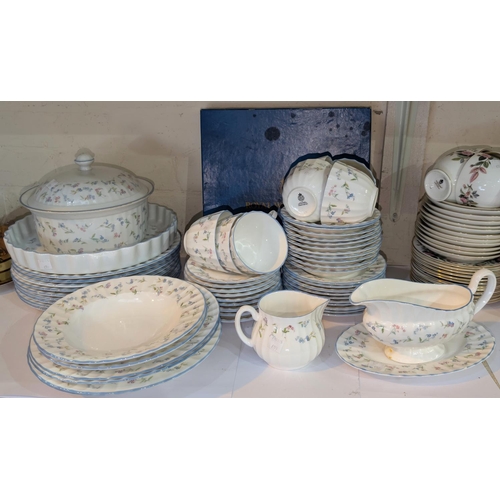 699 - A Royal Worcester Forget-Me-Not part tea service etc. (approx. 57 pieces)