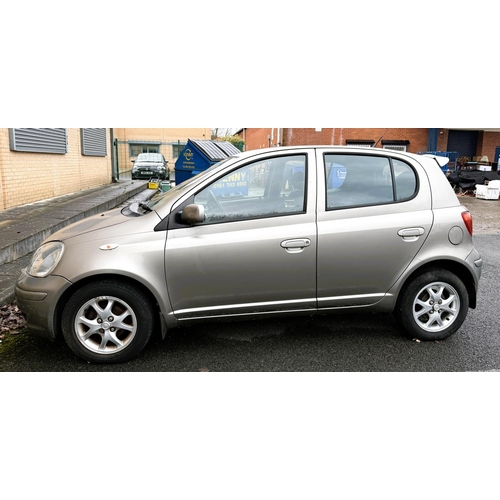 1 - Motor car from a local estate:TOYOTA - a Toyota Yaris Colour Collection Hatchback, 5 door motor car ... 