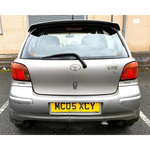 1 - Motor car from a local estate:TOYOTA - a Toyota Yaris Colour Collection Hatchback, 5 door motor car ... 