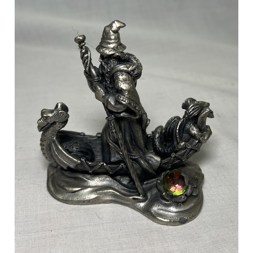 248 - The Tudor Mint, Myth & Magic boxed pewter figures, 14 in total: 3198, 3860, 3867, 3811 etc.