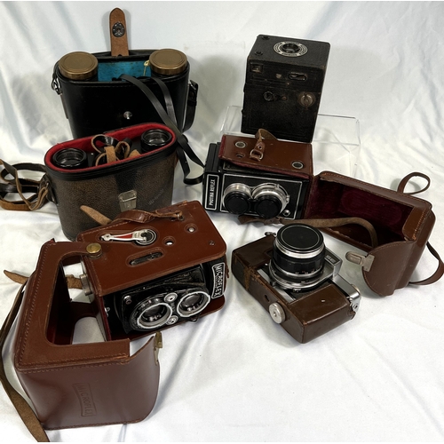 MPP Microflex twin lens reflex camera with original case, a Photina ...