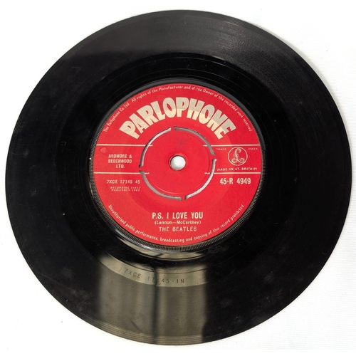 60 - 'Love Me Do' 1962 Parlophone recording red label 45-R 4949