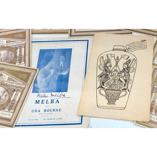 213 - A collection of 13 late 19th century Haymarket Theatre Royal Programmes an 1893 programme and anothe... 