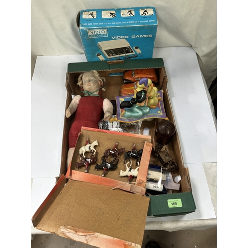 168 - A quantity of toys.