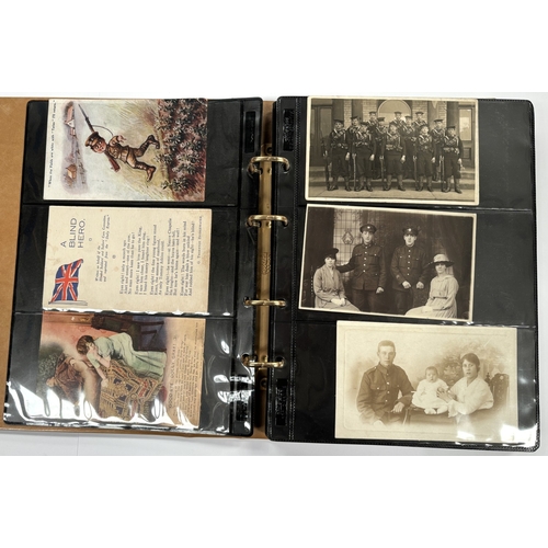 192 - WWI - a collection of military related postcards including photos