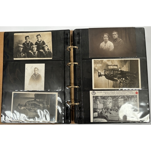 192 - WWI - a collection of military related postcards including photos