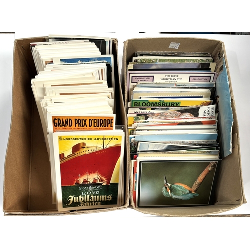 192A - A large collection of postcards including advertising, transport etc.