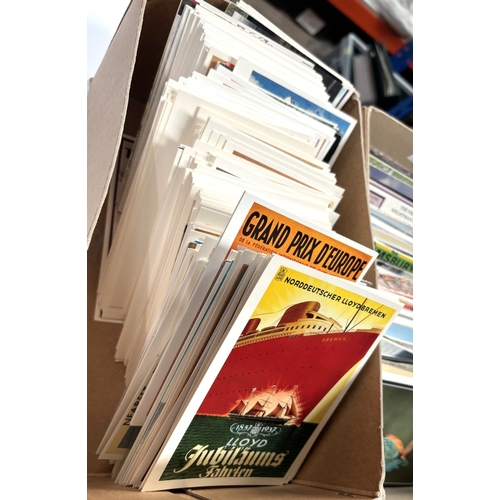 192A - A large collection of postcards including advertising, transport etc.