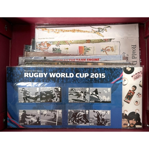 195 - GB stamps, mint presentation packs x 30 (face value £360)