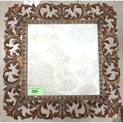 200 - A French brass plant stand, vintage bucket etc.