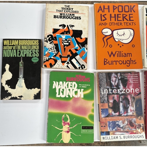 222 - BURROUGHS (W.S.) - Cities of the Red Night, paperback, Picador, 1982 and 8 others.
