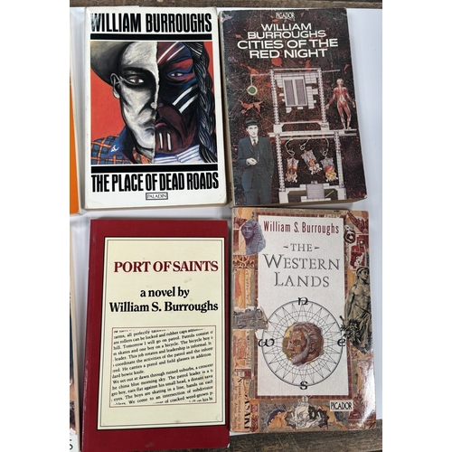 222 - BURROUGHS (W.S.) - Cities of the Red Night, paperback, Picador, 1982 and 8 others.