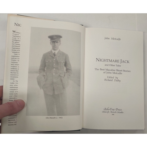 234 - METCALFE (J.) - Nightmare Jack and Other Stories, dw, Ash Tree Press, B.C. 1998.