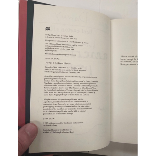 237 - ELLIS (Brett Easton) - American Psycho, 1st edition, dw, SIGNED to title page, 1998.