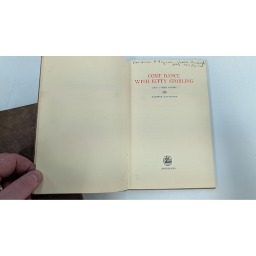 246A - KAVANAGH (P.) - Come Dance with Kitty Stobling, 1st ed, signed, 1960; McALPINE, Gaelic dictionary 18... 