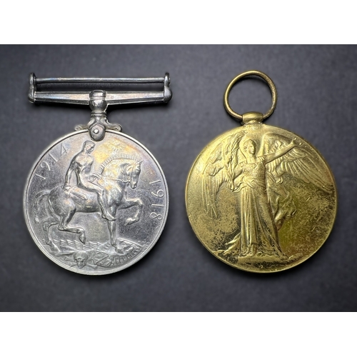 287A - WWI Pair of Victory and War medal awarded to 267691 C.H. Cooper R.A.F