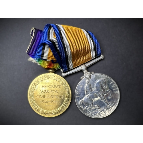 288A - WWI Pair of Victory and War medals awarded to 24721 CPL J. Williams R. Lanc R