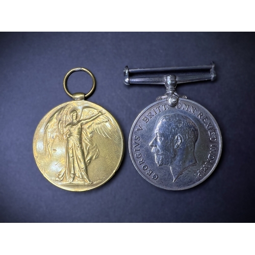 288B - WWI Pair of Victory and War medal awarded to PTE A. R. Walker R. Lanc R