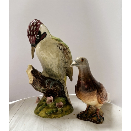 524 - Beswick Woodpecker 1218 and Pigeon 1383