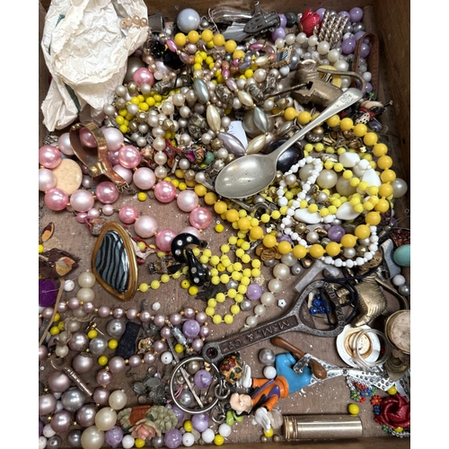 608A - A selection of costume jewellery.