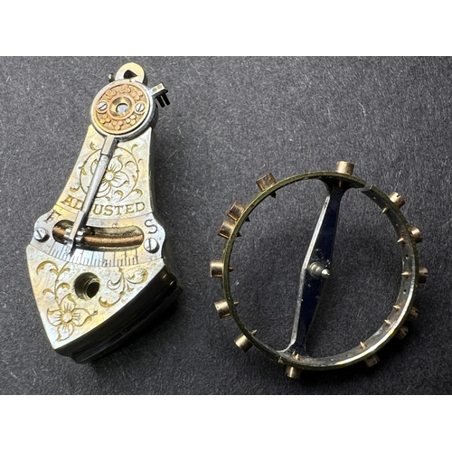 638 - A Gents large Railroad pocket watch with Highgrade Elgin Veritas 23 Jewel movement in gold plated ca... 