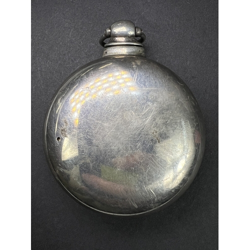 678 - A Gents hall marked silver pair cased verge movement open faced pocket watch