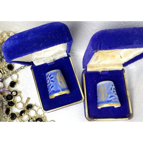 682 - A selection of vintage costume jewellery vintage and later etc&nbsp;