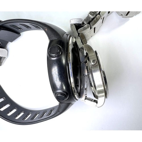 695 - A 'G Shock' divers type watch; a Seiko gents stainless steel wristwatch; a 'Hearkent' gents watch et... 