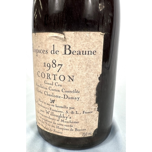 729 - A bottle of Hospices de Beaune 1987 Corton Grand Cru Cuvee Charlotte-Dumay