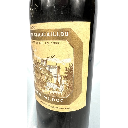 733 - A bottle of Chateau Ducru-Beaucaillou Sain Julien Medoc 1970