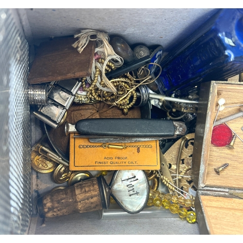 705 - A collection of costume jewellery collectables etc