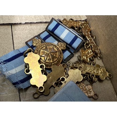 710 - A collection of post war bronze and other small hold and Gardening medals