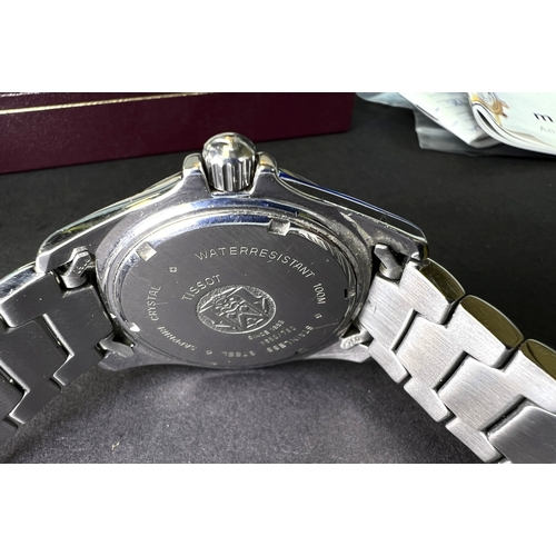 714 - A Seiko gents wristwatch and a Tissot wristwatch and other gents watches etc