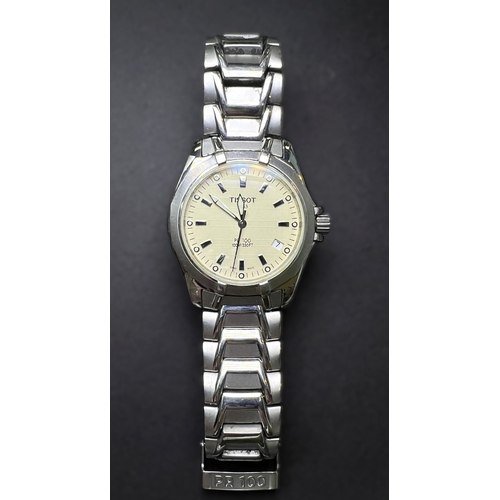 714 - A Seiko gents wristwatch and a Tissot wristwatch and other gents watches etc