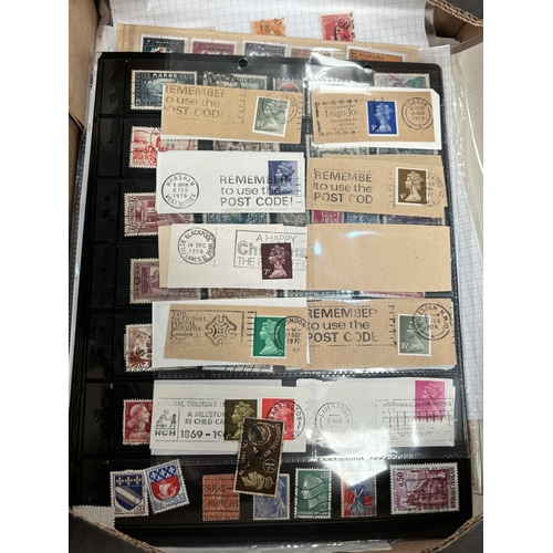 191A - A large selection of GB and World stamps, unsorted