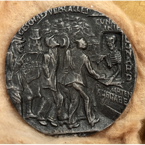 202B - A medal commemorating the sinking of the Lusitania and a HMS Victory coin