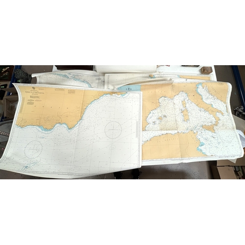 202C - A collection of 20th century coastal maps for Portugal, Spain etc&nbsp;