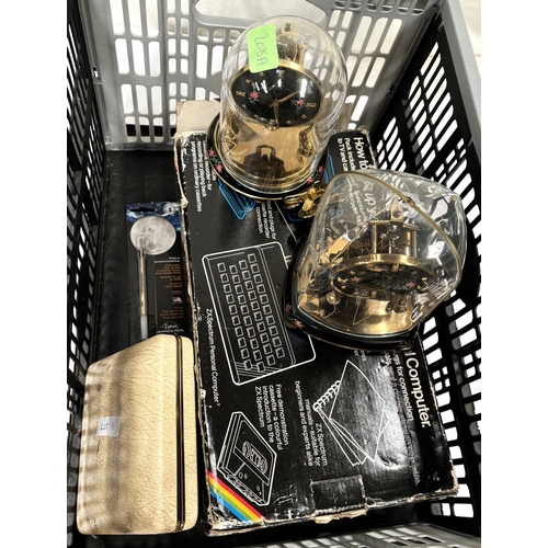 208A - A collection of vintage cameras toys clocks etcNo bids sold with next lot