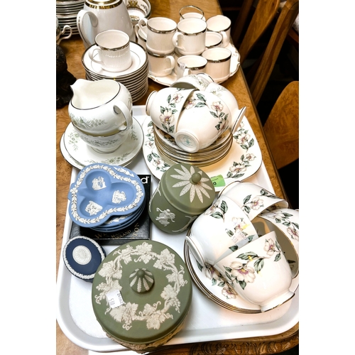 530 - A collection of Royal Stafford; Wedgwood and other teaware etc.