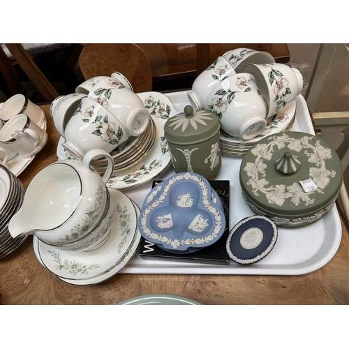 530 - A collection of Royal Stafford; Wedgwood and other teaware etc.