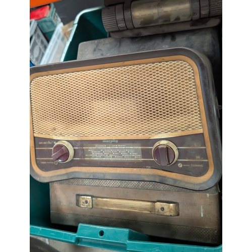 179 - A collection of vintage Bakelite cased radios, other vintage radios etc.