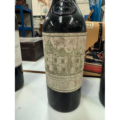 730A - A bottle of Chateau Haut Brion Premier Cru 1975