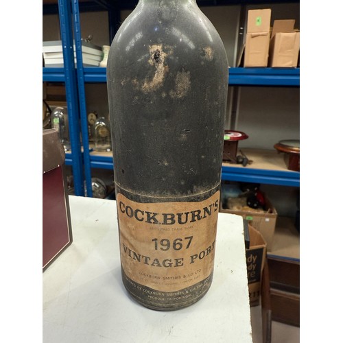745A - A bottle of Cockburns 1967 vintage port