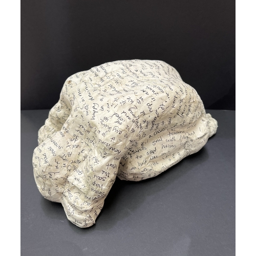 203D - Steve Yeates, two modernist papier machie sculptures of humans