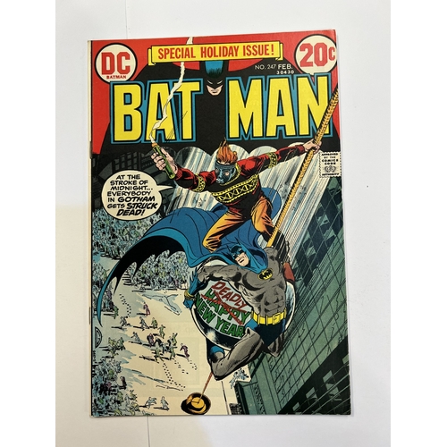 DC Comics: Batman #237 x 2, 239 x 2, 240, 241, 245, 246, 247, 248