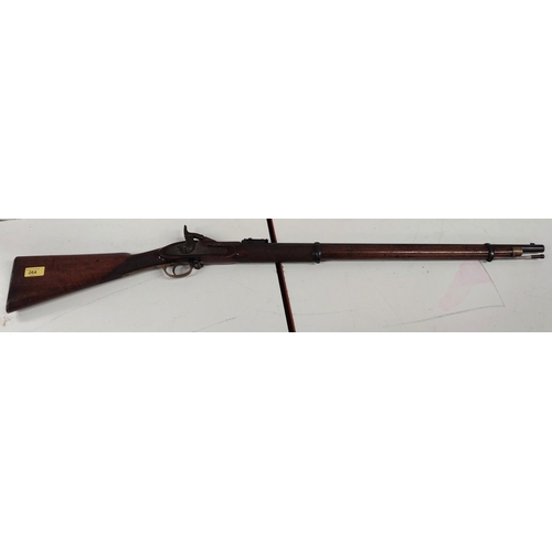 A Whitworth Pattern rifle with bullet mould and bullets, unusually ...