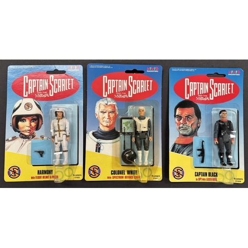 Captain Scarlet, eight originally packed vivid figures