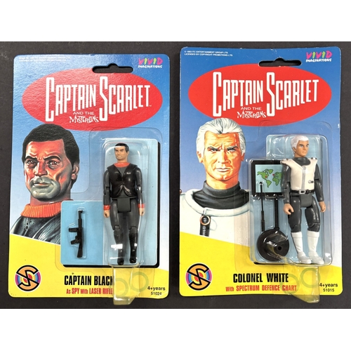 Captain Scarlet, eight originally packed vivid figures