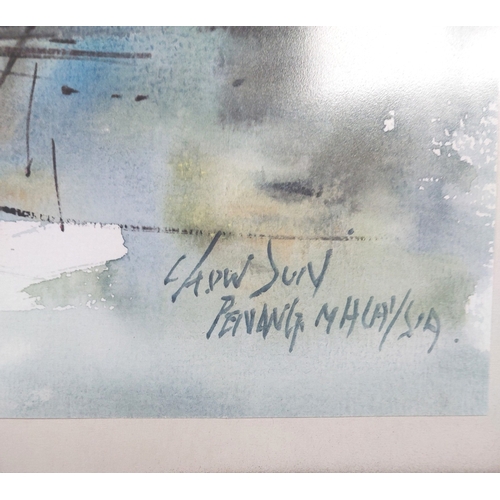 100B - A collection of Asian and other pictures, watercolours etc.